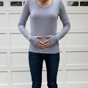 Michael Stars Pewter Long Sleeved